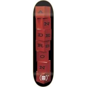 Chocolate Kenny Anderson (RED) Skateboard Deck   8.12 x 31.3  