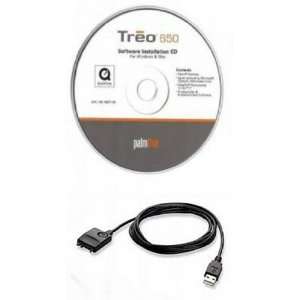  Palm Treo 650 OEM Software Installation CD+Synch CABLE Treo 650 