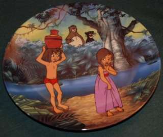KNOWLES/Disney LtEd PlateJUNGLE BOOK Treasured Moment  
