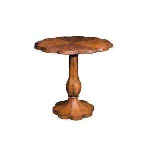   Scalloped Pedestal Table by Stein World 58677