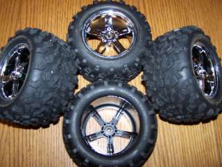   4907 3.3 T Maxx Talon Tires & 14mm 3.8 Wheels E maxx 3906 4910 2.5