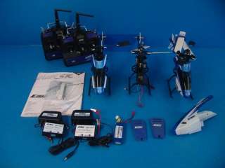   SR Electric R/C Helicopter Parts Lot Blades Rotor Head LiPo RC  