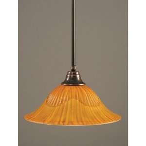 Toltec Lighting 26 58619 Any Stem Pendant with 16 Tiger Glass Shade 