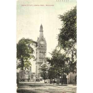   Vintage Postcard Oneida Street Milwaukee Wisconsin 