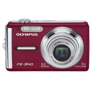  Olympus FE 340 8MP Digital Camera with 5x Optical Zoom 
