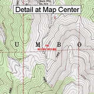   Quadrangle Map   Ely, Nevada (Folded/Waterproof)