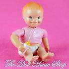 Pink Baby Girl Doll Nursery diaper Fisher Price Loving Family 