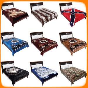 Wyndham House King Queen Bed Blanket Colorful Warm 79 x 91  