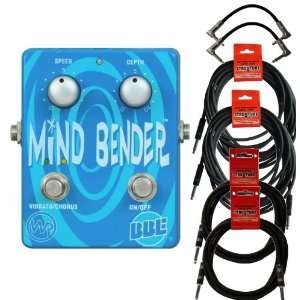  BBE MIND BENDER Analog Dual Mode Vibrato Pedal with 6 Free 