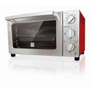 Kenmore 6 Slice Convection Toaster Oven, Red 
