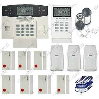   ALARM SECURITY SYSTEM w/ AUTO DIALER For HOME / OFFICE BURGLAR / Fire