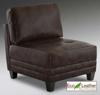 Colt II Leather Armless Chair    Furniture Gallery 