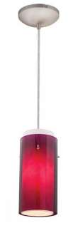 Access Lighting 28933 ORB/CLRD Glass in Glass Cylinder Pendant Oil 