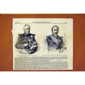  Castellane Lyons Camou Imperial Guard Old Print 1859