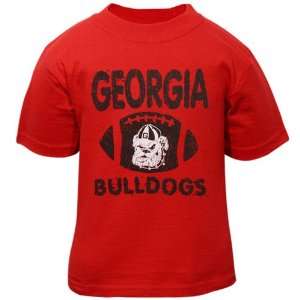  Georgia Bulldogs Toddler Recess T Shirt   Red