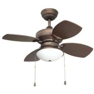   RB 28 Inch Ceiling Fan with Light Kit, Oil Rubbed Bronze 