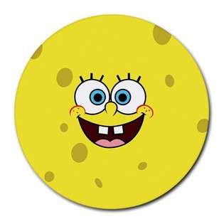 Round Mousepad of Spongebob Squarepants Face (Sponge Bob Square Pants 