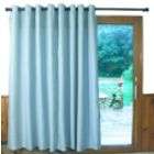   Trading Oxford Tuxedo Pleated Unlined Grommet Patio Panel (Aqua