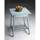Butler Artists Originals Accent Table in Distressed French Blue