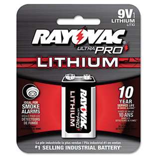 Ray O Vac Ultra Pro Lithium Batteries, 9V by Ray O Vac UP9VL 1 