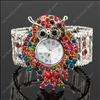   Swarovski crystal owl jewelry Wrist quartz watches stretch bracelet