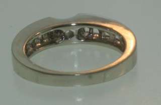 14k white gold engagement ring mounting estate vintage  