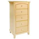 Bassettbaby Mission Bay 5 Drawer Tall Chest, Natural