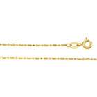 CleverEve CleverSilvers 14K Yellow Solid Bead Chain 24 Inch