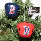 Forever Collectibles Boston Red Sox MLB 4 Pack Holiday Bell Ornaments