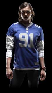  NFL New York Giants (Justin Tuck) Womens Football Home 