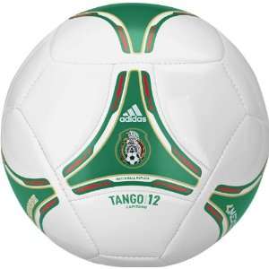   Mexico 2012 Capitano Soccer Ball, White, Green, Red