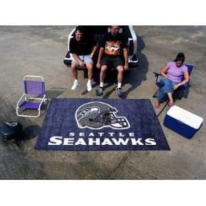  Seattle Seahawks 5 x 8 Tailgating Area Rug Sports 