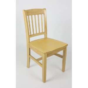  Solid Wood Dining Chair   Natural Stain