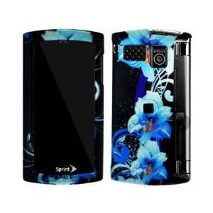   Plastic Design Phone Cover Case Blue Flower For Sanyo Incognito 6760