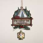 KSA Club Pack of 12 Id Rather Be Camping Plaque Christmas 