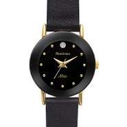Armitron Ladies NOW Dress Watch with Black Round Dial and Black 