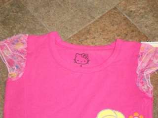 NWT Hello Kitty 2 pc TUTU Outfit Pink CUTE 4 5 6  