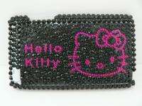 hello kitty black bling hard Case Fit iPod Touch 4G 4th  