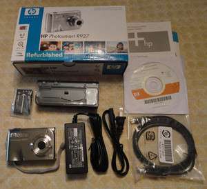 HP Photosmart R927 8.2MP 24x Zoom w/Camera Dock, Battery w/Charger 