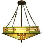  Tiffany style Mission Ceiling Fixture