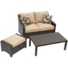RST Outdoor Delano™ Love Seat, Coffee Table and Ottoman