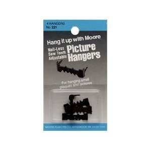  Moore Picture Hangers Saw Tooth with out Nails 4 pc (6 