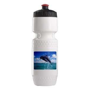  Trek Water Bottle Wht BlkRed Dolphins Singing Everything 