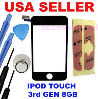 IPOD TOUCH ITOUCH 3 3rd GEN 8GB DIGITIZER GLASS SCREEN  