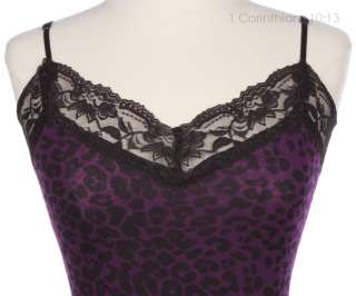 Sexy Leopard Laced Spaghetti Strap Tank Top Camisole VARIOUS COLOR and 