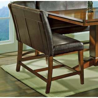 Steve Silver Plato Counter Height Bench in Brown (Set of 2) at  