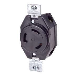 Leviton 3330 30 Amp, 125/250 Volt, Flush Mounting Locking Receptacle 