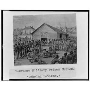  Florence military prison series  Drawing rations,1897 