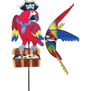Premier Kites Pirate Parrot Spinner Yard Decor  