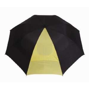  62 Cadie Windproof Golf Umbrella Black/Yellow New Sports 